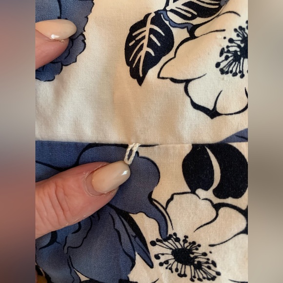 Floral Garden Sundress with Full Skirt and Adjustable Straps. - Picture 9 of 13